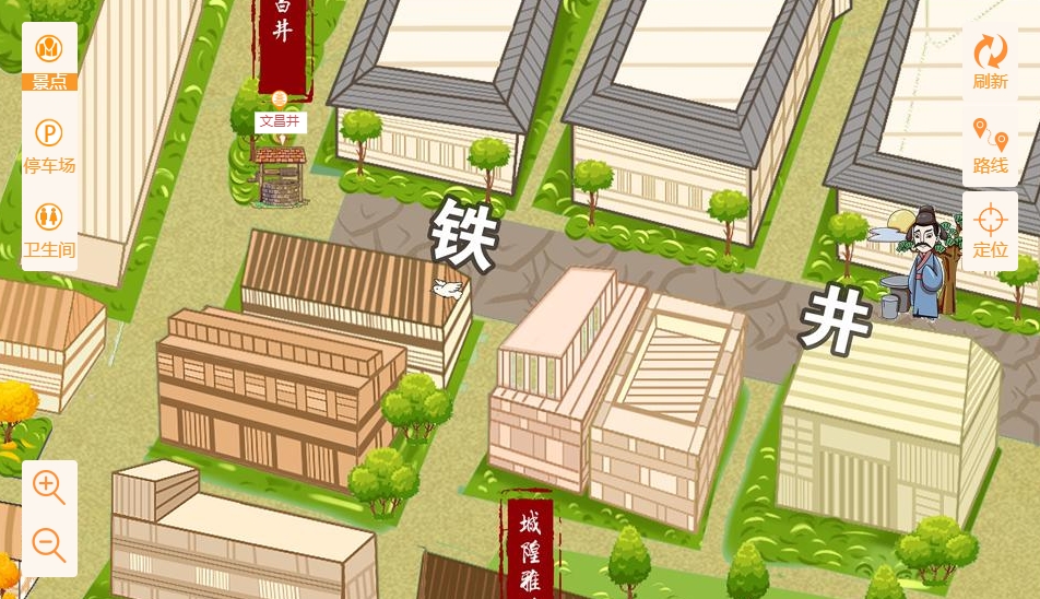 靖远智慧景区：手绘地图与语音导览的完美融合